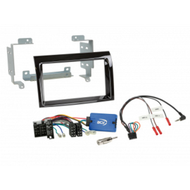 2-DIN KIT (STUURWIEL INTERFACE) FIAT DUCATO / CITROËN JUMPER / PEUGEOT BOXER 2014>KLEUR:ZWART/PIANOLAKZWART