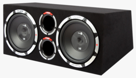 SLICKCBR12TA-V0: Slick TWIN 12 Inch Hybrid Vented Active Bass Enclosure