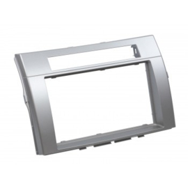 2-DIN PANEEL TOYOTA COROLLA VERSO 2004-2009 - KLEUR: ZILVER/ZWART