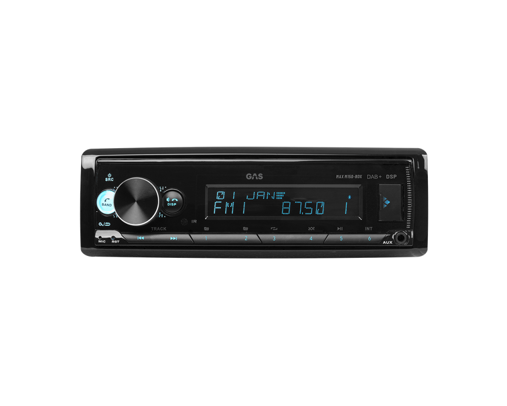 GAS MAX 1DIN DAB, BT, AUX, USB, APP, DSP, RDS (TOP RADIO!!)