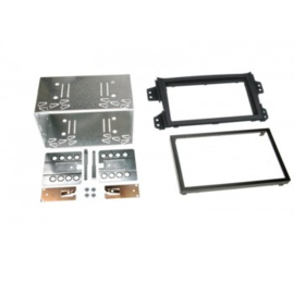 2-DIN PANEEL SUZUKI SPLASH - OPEL AGILA 2008-2014 KLEUR: ZWART