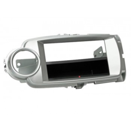 2-DIN PANEEL INBAY® TOYOTA YARIS 2011-2014 KLEUR: ZILVER