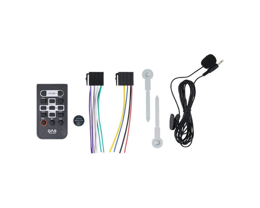 GAS MAX 1DIN BT, AUX, USB, APP, DSP, RDS