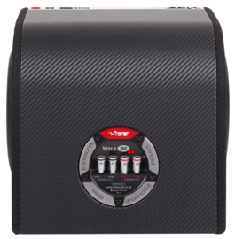 BLACKAIRB8ACTIVE-V6: Black Air Compact Triple 8 Inch Passive Radiator Active Subwoofer Enclosure