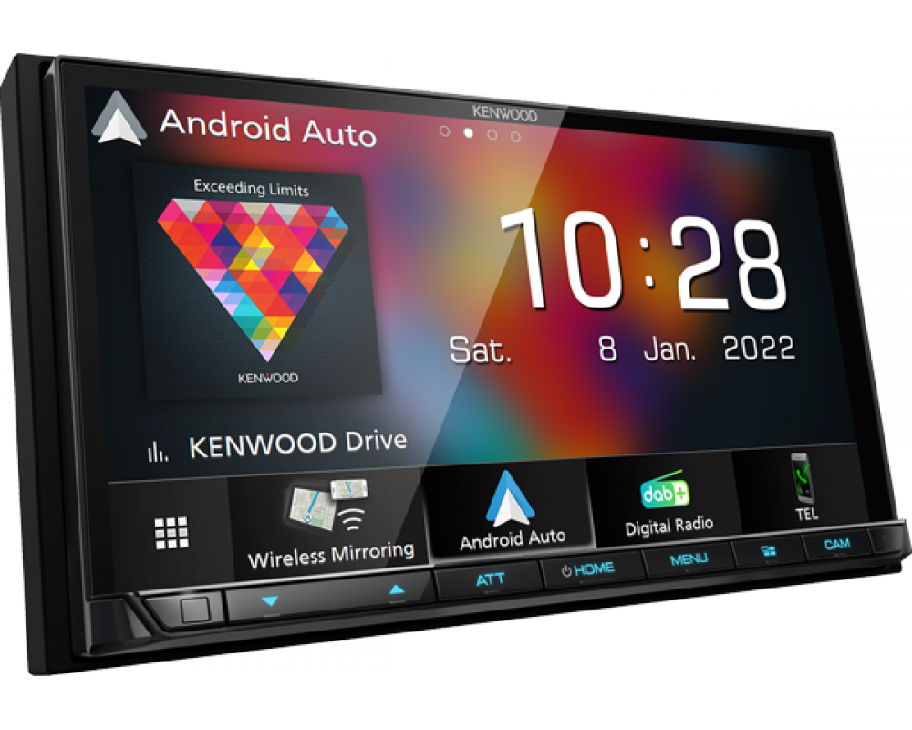 Kenwood DMX 8021DABS- 2DIN 7,0" Inch Multimedia radio Wireles Carplay/Android Auto