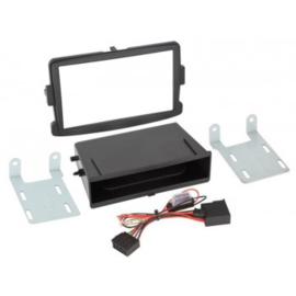 2-DIN PANEEL INBAY® DACIA - OPEL - RENAULT KLEUR: ZWART/PIANO ZWART