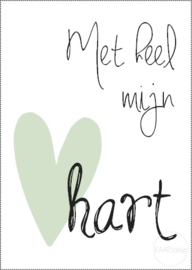 Kaart | Met heel mijn hart | Sale-variant