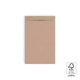 Cadeauzakjes | Kraft | Warm Pink | 12 x 19 cm | 5 stuks