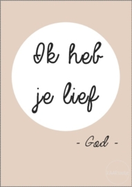 Kaart | Ik heb je lief | Sale-variant