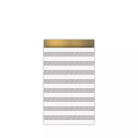 Cadeauzakjes | Raster Stripes | 12 x 19 cm | 5 stuks