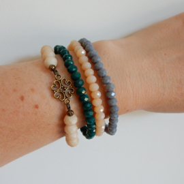 Armband | Mat beige