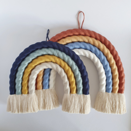 Macramé regenboog | Maat S/M | Kies je eigen kleuren