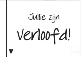 Kaart | Jullie zijn verloofd