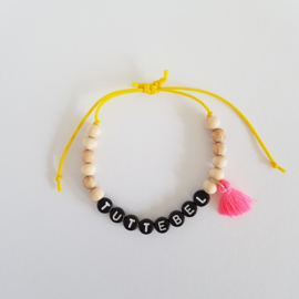 Armbandje | Tuttebel | Geel-roze