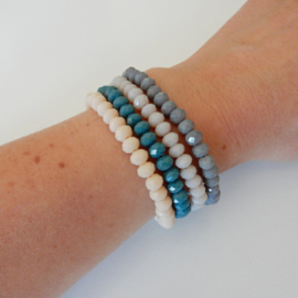 Armband | Blauw grijs