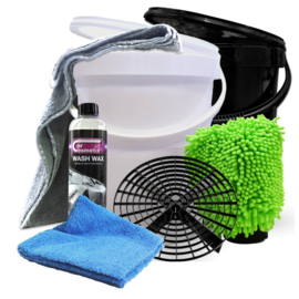 Carcosmetix Wash Wax Double Bucket Set