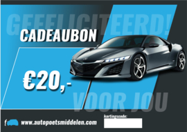 Cadeaubon 20 Euro