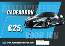 Cadeaubon 25 Euro