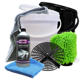 Carcosmetix Wash Gloss Double Bucket Set