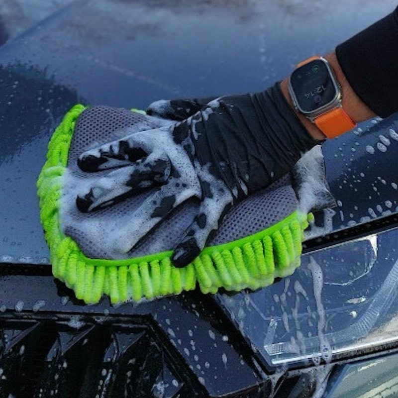 Fluffy Washmitt Washandschoen