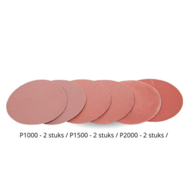 Gecko Gritt set Schuurpapier 75mm