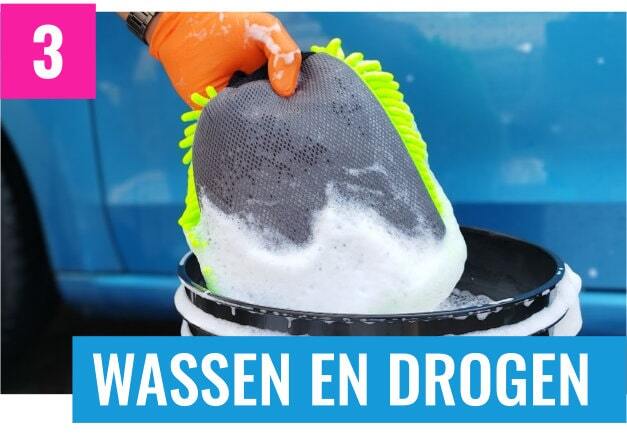 wassen en drogen stappenplan