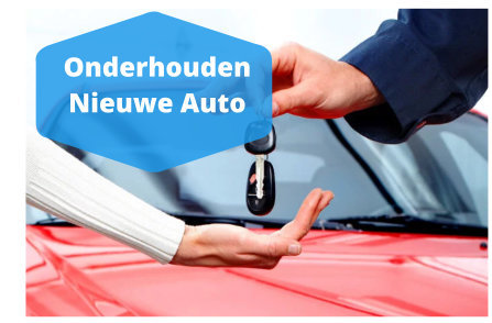 wassen en onderouden nieuwe auto