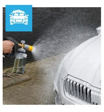 pre wash met een foam cannon