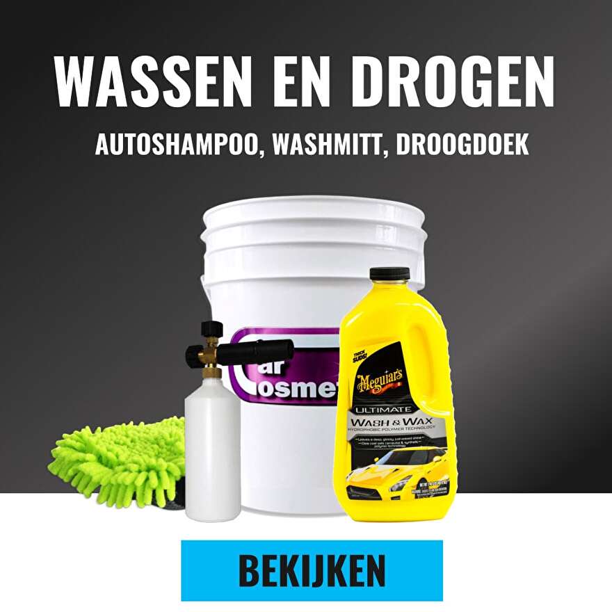 wassen en drogen poetsspullen