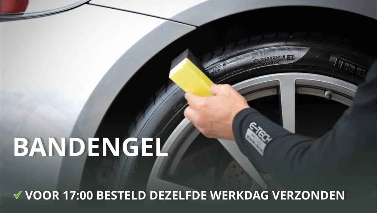 banden zwart maken