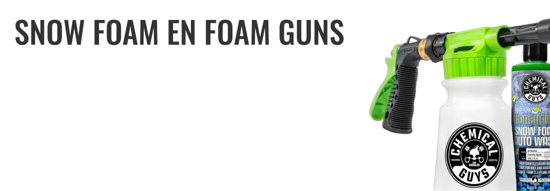 snow foam en foam guns