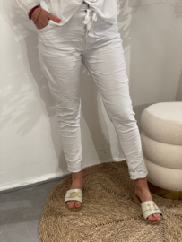 SUPER STRETCH BROEK - wit