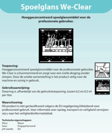 We-clear glanspoelmiddel