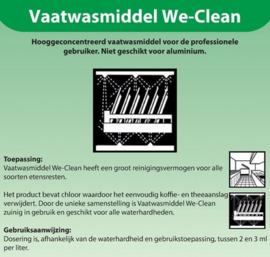 We-clean vaatwasmiddel