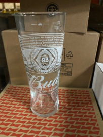 Bud bierglas 50cl. per 6 stuks
