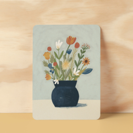 Set 8 ansichtkaarten | Met bloemen en planten