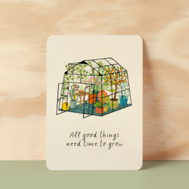 Kaart | All good things need time to grow