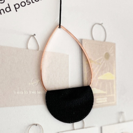 kaart en print hanger | Koper druppel klein