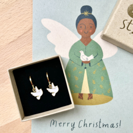 Oorbellen | White doves