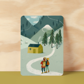 Set 8 ansichtkaarten | Voor happy campers