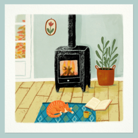 Giclée | De houtkachel