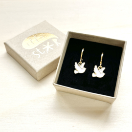 Oorbellen | White doves
