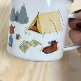 Sale | Emaille mok | Wanderlust