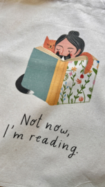 Sale | Tas eco katoen ‘Bookworm’
