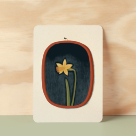 Sale | Kaart | Portrait of a daffodil