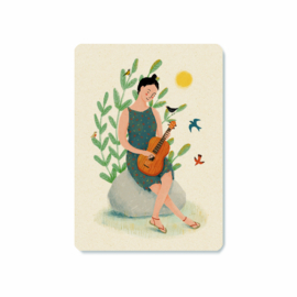 Kaart | Ukulele lady