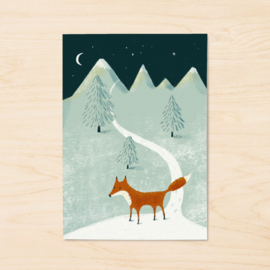 A5 print | Nocturnal fox