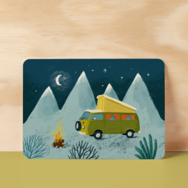 Set 8 ansichtkaarten | Voor happy campers