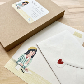 Set enveloppen met sluitstickers | Lettres de Paris