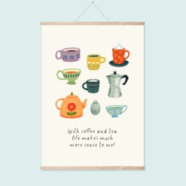 Poster A4 | Coffee and tea